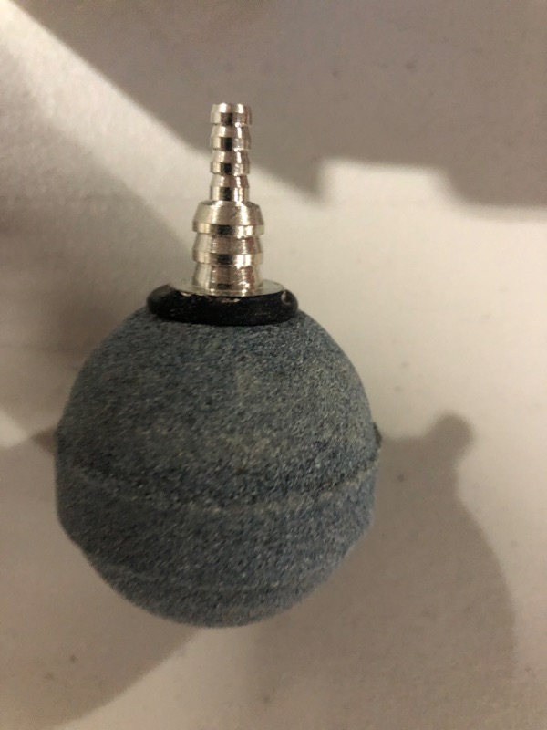 Photo 1 of Feelers 2 Inch Crazy Air Stone Bubble Ball Shape Cylinder Fish Tank Oxygen Stone Bubbler Diffuser for Air Pump Aquarium Hydroponic Growing System (Pack of 5)