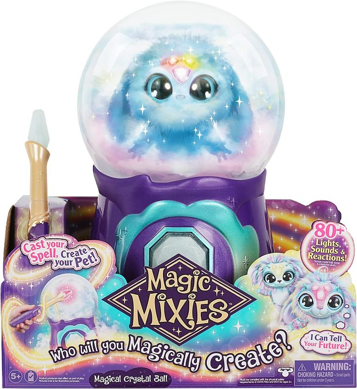 Photo 1 of Magic Mixies Magical Misting Crystal Ball with Interactive 8 inch Blue Plush Toy and 80+ Sounds and Reactions