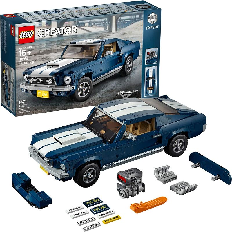 Photo 1 of LEGO Creator Expert Ford Mustang 10265 Building Toy Set for Adults (1471 Pieces)