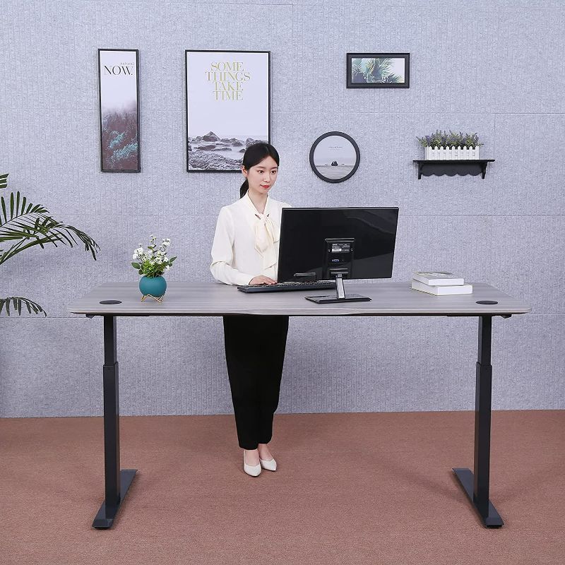 Photo 2 of *****LEGS ONLY*****ApexDesk AX7133GRY Elite Pro Series Electric Height Adjustable Standing Desk (71",60")
