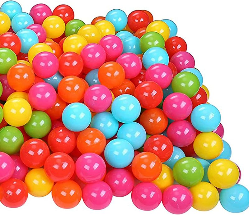 Photo 1 of BalanceFrom 23Inch Phthalate Free BPA Free NonToxic crush Proof Play Balls Pit Balls 6 Bright col