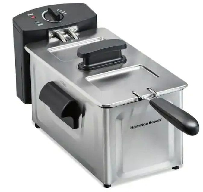 Photo 1 of 2 Qt. Stainless Steel Deep Fryer