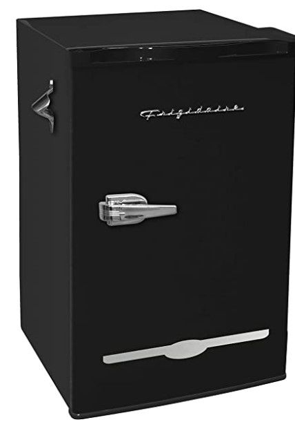 Photo 1 of ***SEE NOTES***FRIGIDAIRE EFR376-BLACK 3.1 Cu Ft Black Retro Bar Fridge with Side Bottle Opener