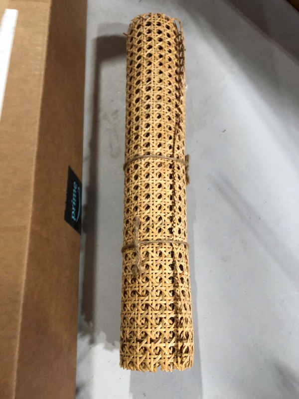 Photo 2 of 18" Width x 3.3 Feet Cane Rattan Webbing Roll - 18in W x 3.3ft L