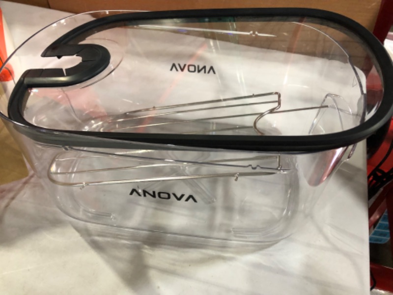 Photo 2 of Anova Culinary ANTC01 Sous Vide Cooker Cooking container, Holds Up to 16L of Water, With Removable Lid and Rack Container 16L