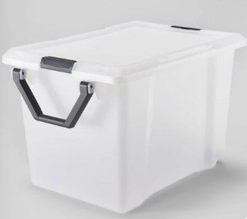 Photo 1 of 128qt Extra Large Wheeled Latching Storage Box - Brightroom, 2 pack