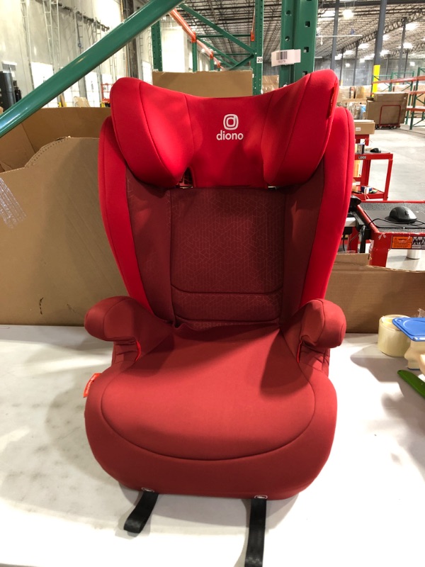 Photo 2 of Diono Monterey 4DXT Latch, 2-in-1 High Back Booster Car Seat with Expandable Height, Width, Advanced Side Impact Protection, 8 Years 1 Booster, Red NEW! Red