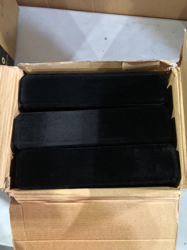 Photo 2 of [DAMAGE] Soft Black Velvet Jewelry Boxes - 24