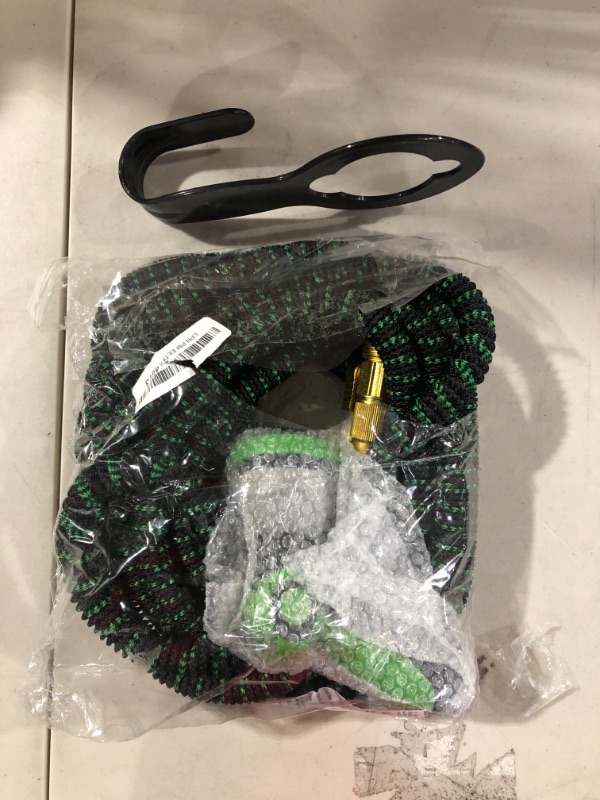Photo 1 of 50ft Expandable Garden Hose with 9 Function Nozzle, Lightweight Water Hose with Brass Fittings