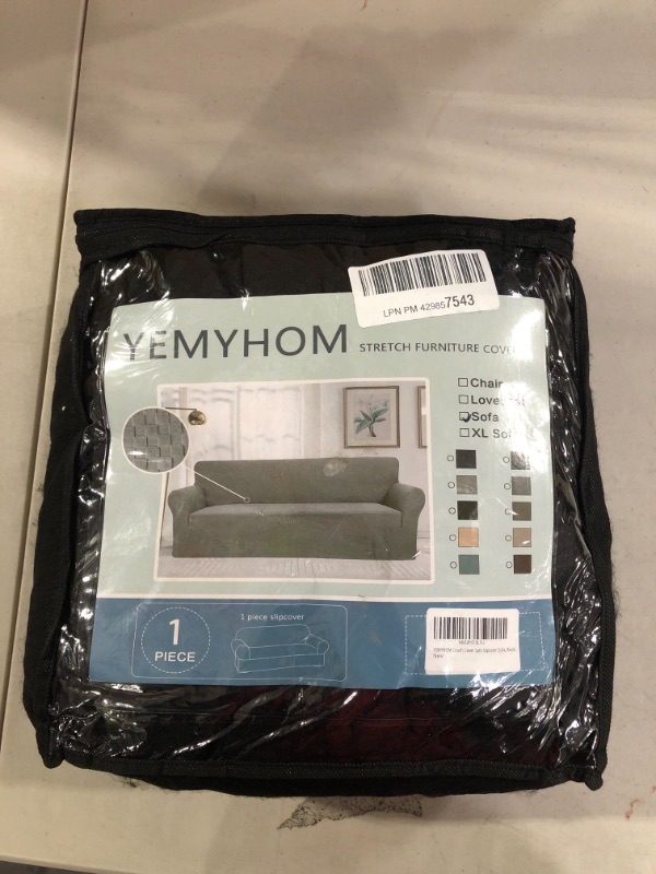 Photo 2 of [USED] YEMYHOM Stretch Furniture Cover for Sofa - Black