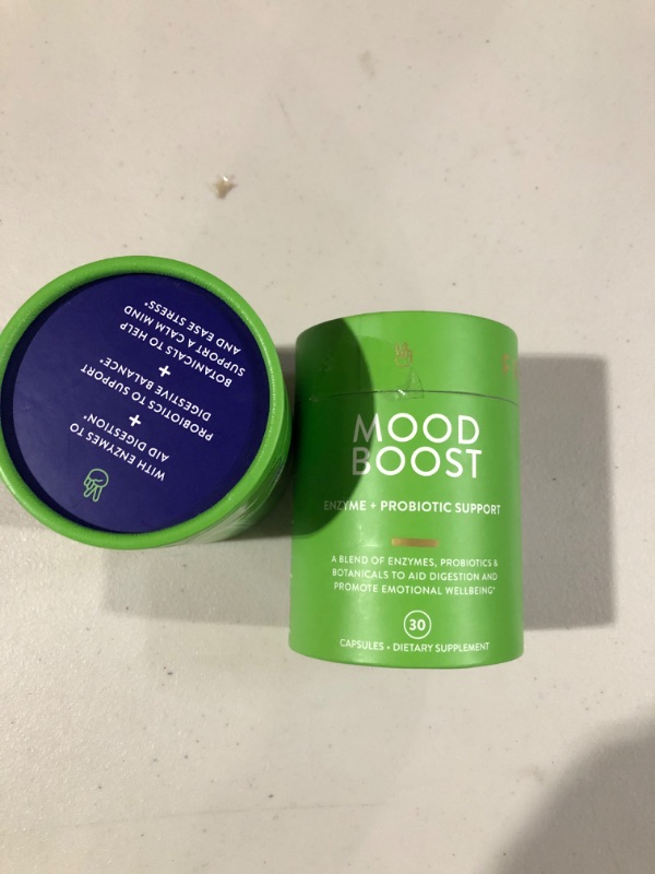 Photo 2 of Bundle of 2 FRISKA Mood Boost | Digestive Enzyme and Probiotic Supplement with L.Theanine and Lemon Balm Extract | Stress Support | 30 Capsules