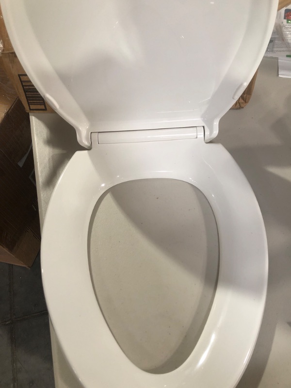 Photo 2 of 
American Standard Elongated Closed-Front Toilet Seat with Soft Close, Grip Tight, and Quick Release