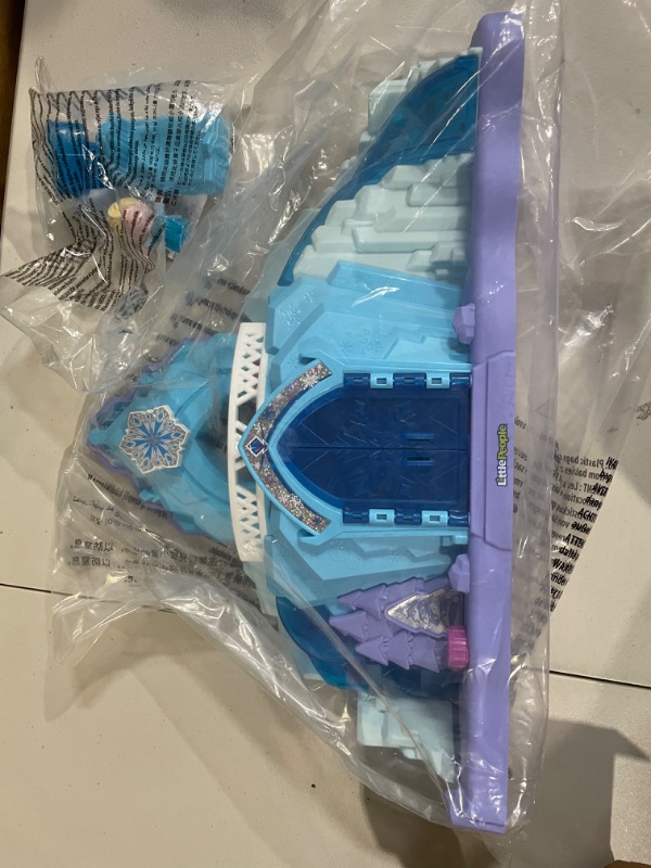 Photo 2 of Disney Frozen Toys, Fisher-Price Little People Toddler Playset With Elsa & Olaf Toys Lights & Music, Elsa's Ice Palace, Frustration-Free Packaging SIOC/FFP