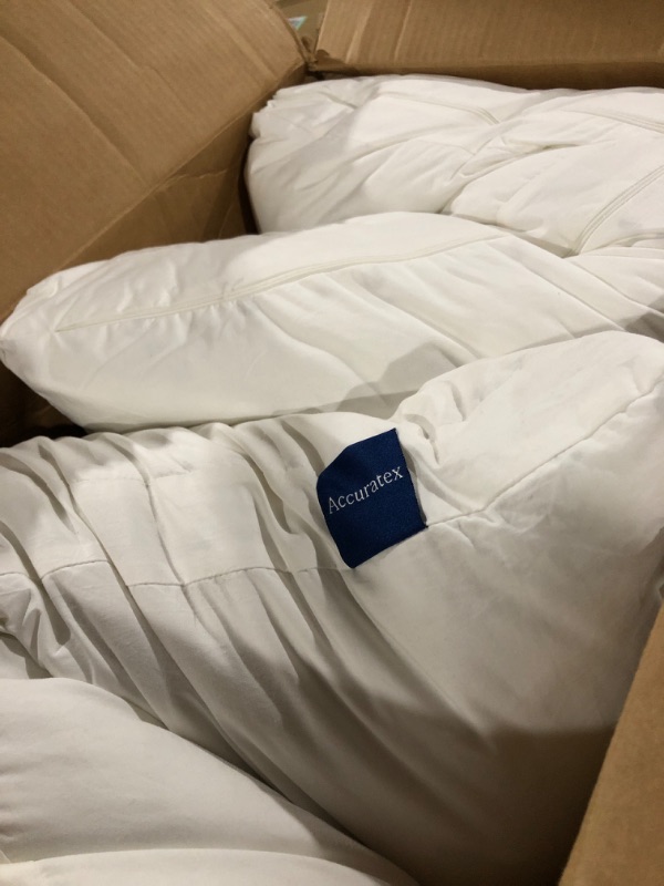 Photo 2 of ACCURATEX Premium Bed Pillows Queen Size Set of 2, Shredded Memory Foam Pillow 
