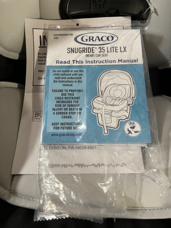 Photo 3 of Graco SnugRide 35 Lite LX Infant Car Seat