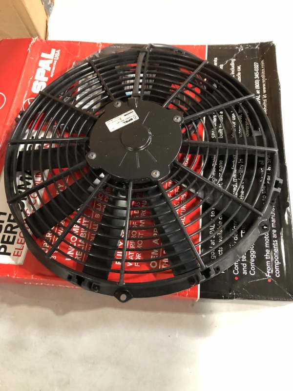 Photo 2 of Spal 30100398 13" Straight Blade Low Profile Fan