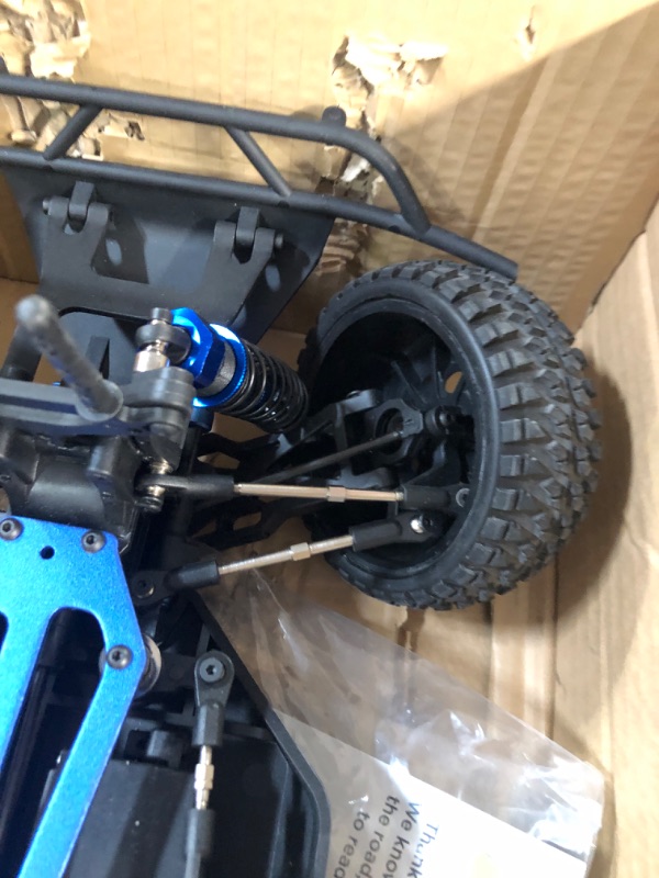 Photo 4 of LAEGENDARY RC Cars - 4x4 Nitro Offroad Short Course RC Truck for Adults and Kids - Fast Speed, Waterproof, Electric, Hobby Grade Car - 1:8 Scale, Brushless, Blue Blue Grey Up to 60 KM/H