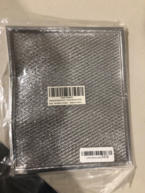 Photo 2 of Amazinpure ? 97006931 NY NV [OEM PART#S97006931] Broan Nutone range hood grease filter replacement Compatible with BP29 exhaust fan 1172137 5-3078 88150 99010121 C88150 K758900 10-1/2 x 8-3/4 x 3/32 (10.5 x 8.75) Inch Aluminum 2 Pack