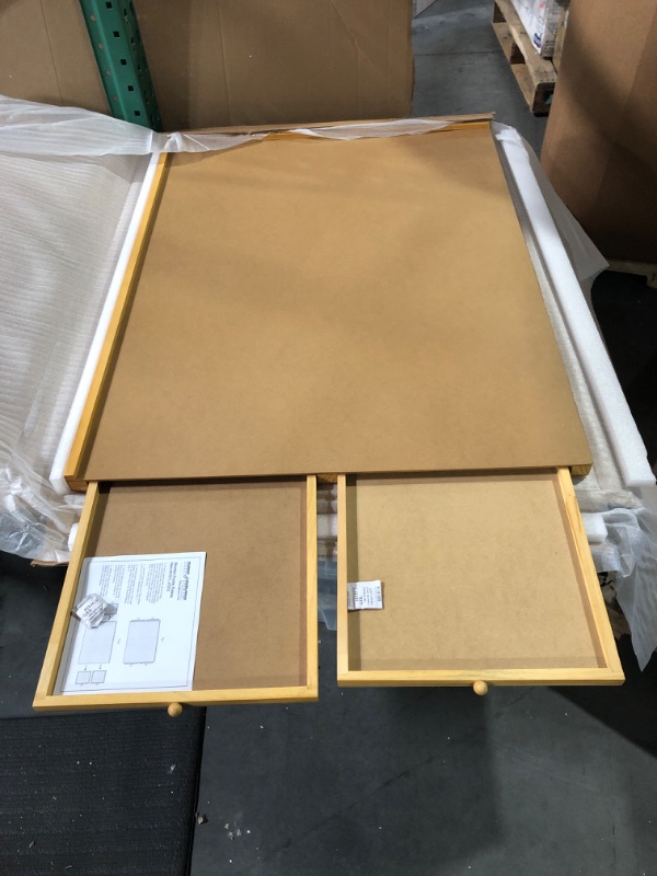 Photo 1 of Bits and Pieces - The Original Jumbo 1500 pc Wooden Puzzle Plateau-Smooth Fiberboard Work Surface - Four Sliding Drawers Complete This Puzzle Storage System 1500 piece