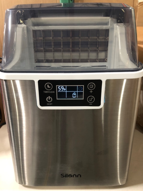 Photo 2 of 
Frigidaire Countertop Crunchy Chewable Nugget Ice Maker V2, 44lbs per Day, Stainless Steel