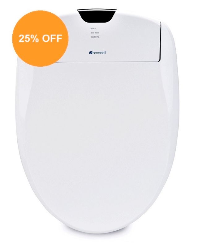 Photo 1 of 
 Electronic Bidet Toilet Cleansing Water, Heated Seat, Deodorizer, Warm Air Dryer, and PREMIST, Round, Cotton White