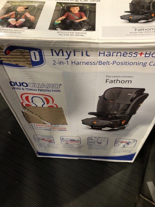 Photo 2 of Chicco MyFit Harness + Booster Car Seat, 5-Point Harness Car Seat and High Back Booster Seat