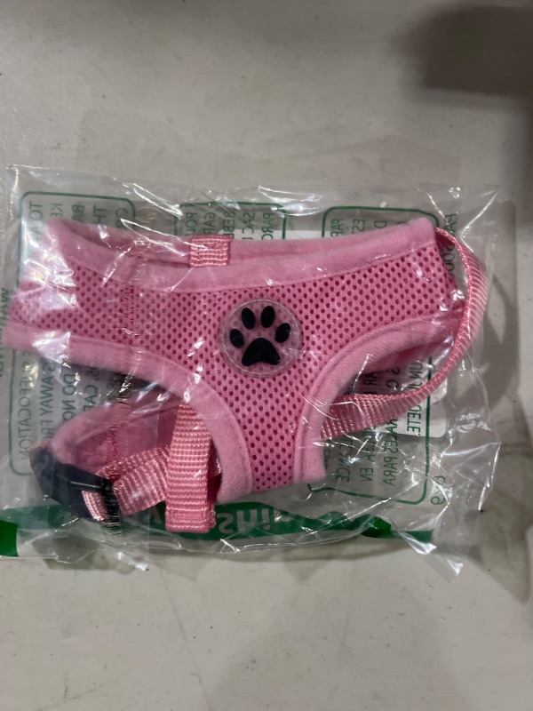 Photo 2 of BINGPET Dog Vest Harness -Light Weight Breathable Sports Mesh - Pet Adjustable Harness Puppy Padded Harnesses Dog Vest Harness for Small Dogs Small (Neck Girth 13") Pink