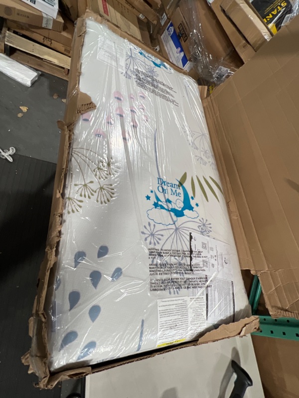 Photo 1 of Dream On Me 2 in 1 Infant Crib and Toddler Bed Mattress | Greenguard Gold and JPMA Certified Crib Mattress | Copper-Infused Toddler Layer | Removable Zipper Cover | Wildflower Floral Print