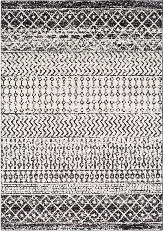 Photo 1 of Artistic Weavers Chester Boho Moroccan Area Rug,5'3" x 7'6",Black