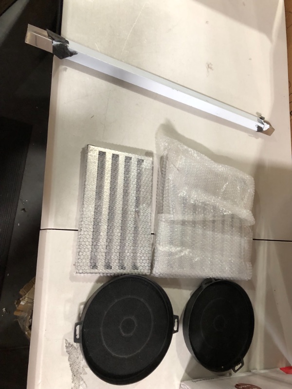 Photo 1 of VEVOR Insert Range Hood, 900CFM 4-Speed, 30 Inch Stainless Steel Built-in Kitchen Vent with Touch & Remote Control LED Lights Baffle Filters, Ducted/Ductless Convertible, ETL Listed 4-Speed Touch & Remote Control 30 Inch/900 CFM