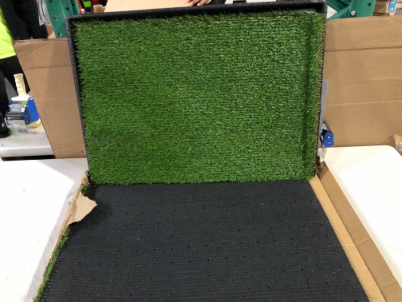 Photo 2 of Dog Grass Large Patch Potty, Artificial Dog Grass Bathroom Turf for Pet Training 35"X22.6"