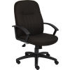 Photo 1 of Boss Managers Office Chair with Arms - Fabric - Mid Back - Black