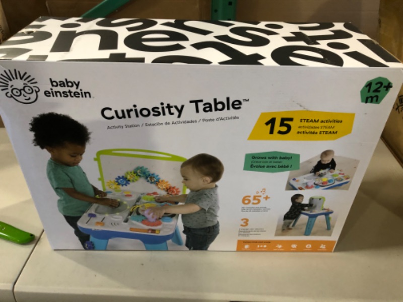 Photo 2 of Baby Einstein Curiosity Table Activity Station Table Toddler Toy with Lights and Melodies, Ages 12 Months and Up