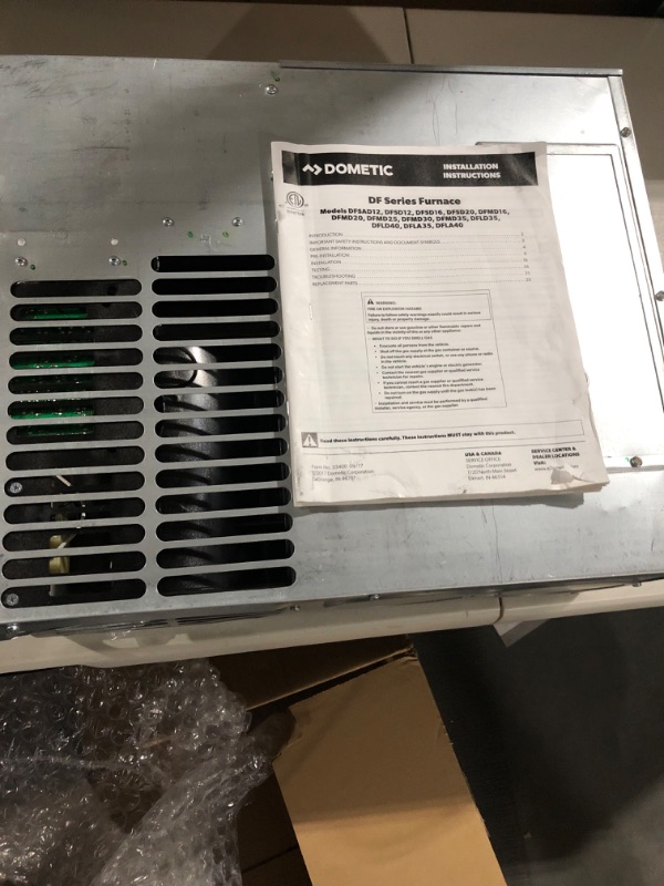 Photo 2 of DOMETIC 35524 Furnace Medium 30,000 Btu 12V