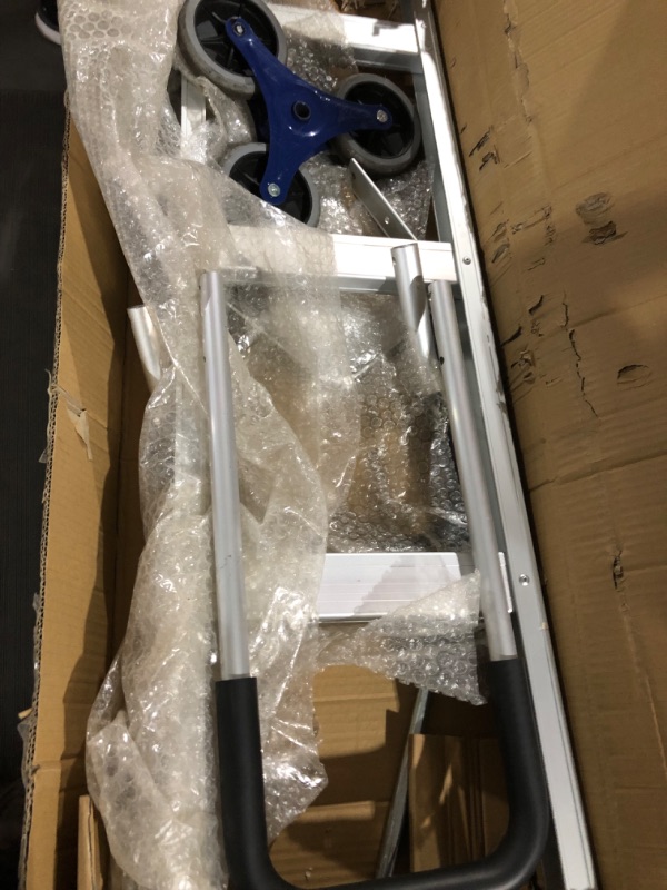 Photo 2 of ( FOR PARTS) Aluminum Hand Truck Stair Climber Hand Trucks 550 LBS Stair Climbing Hand Truck 60 Inch Aluminum Hand Cart Doll