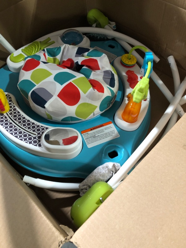 Photo 2 of Chicco Walky Talky Baby Walker - Circles | Grey/Green