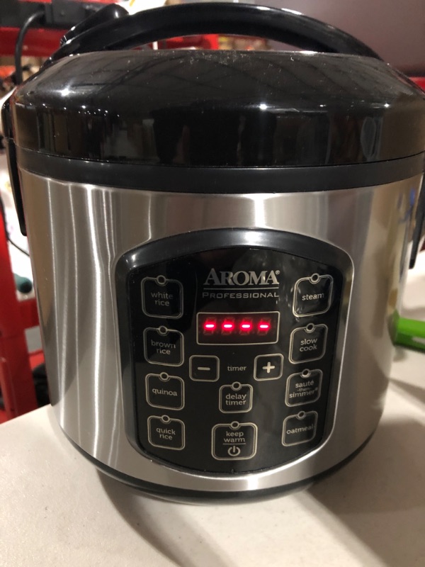 Photo 2 of Aroma Housewares ARC-954SBD Rice Cooker, 4-Cup Uncooked 2.5 Quart, Professional Version