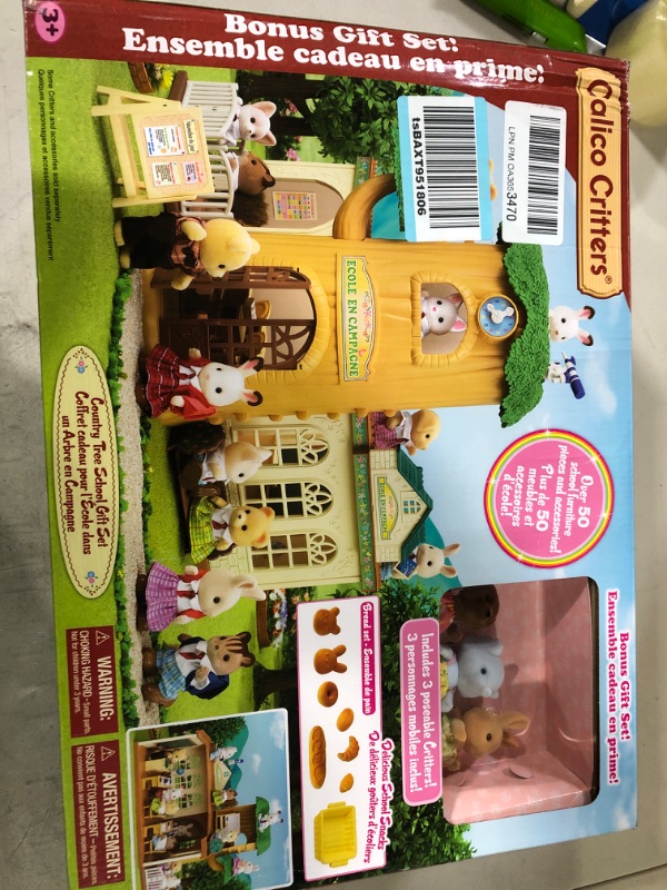 Photo 2 of Calico Critters Country Tree School Gift Set, Dollhouse Playset with Figures, Furniture and Accessories