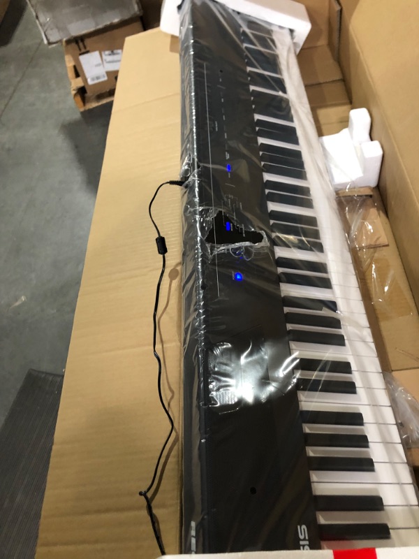 Photo 3 of Alesis Recital – 88 Key Digital Piano Keyboard with Semi Weighted Keys, 2x20W Speakers, 5 Voices, Split, Layer and Lesson Mode, FX