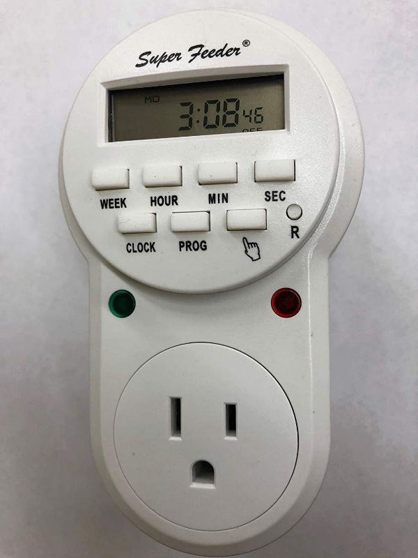 Photo 2 of Super Feeder ACDT-20 Weekly Digital Programmable Timer-Minimum On-Off time 1 Second