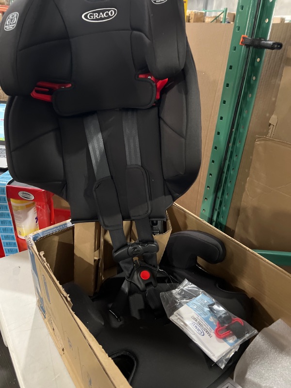 Photo 3 of Graco Tranzitions 3 in 1 Harness Booster Seat, Proof Tranzitions Black