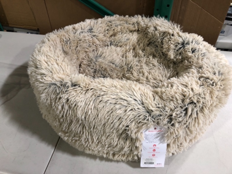 Photo 2 of Best Friends by Sheri The Original Calming Donut Cat and Dog Bed in Shag and Lux Fur, 