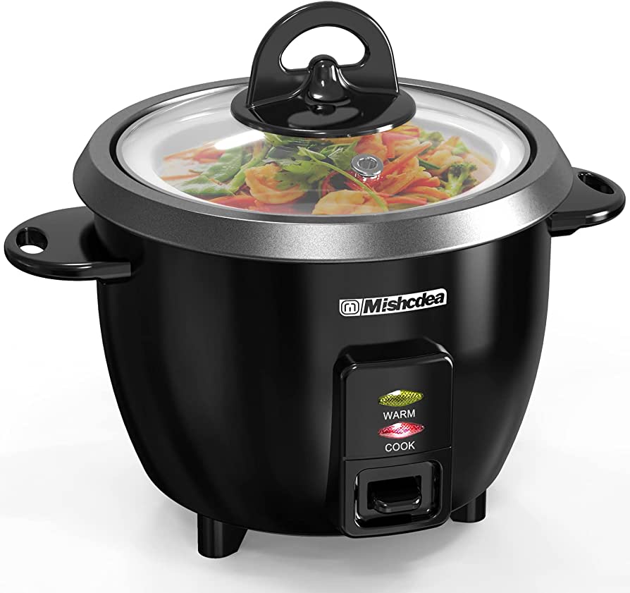 Photo 1 of 
Mishcdea Rice Cooker 10 Cups Uncooked & Food Steamer (20 Cooked), Electric Rice Cooker Fast Cooking With Keep Warm, Removable Non-stick Pot, All-In-One Cooker for Grains, Soups, Oatmeal or Veggies - Black