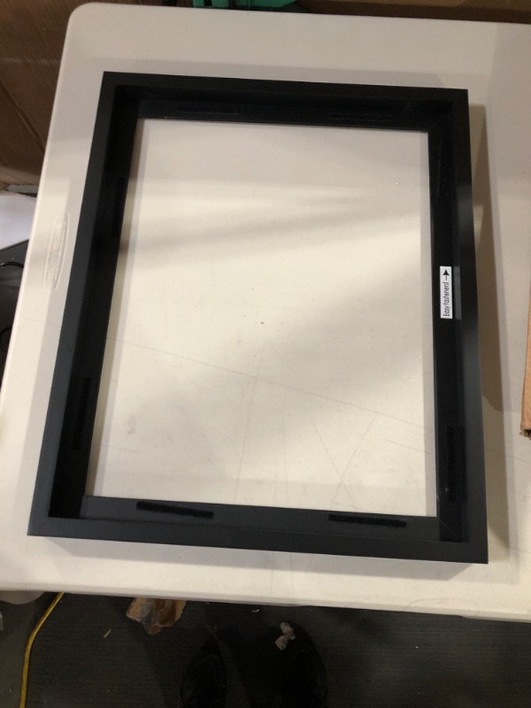 Photo 1 of **SEE NOTES**
16x20 Inch Mount Finished Canvases, Black Frame, 16 x 20 Inch & 11x14inch