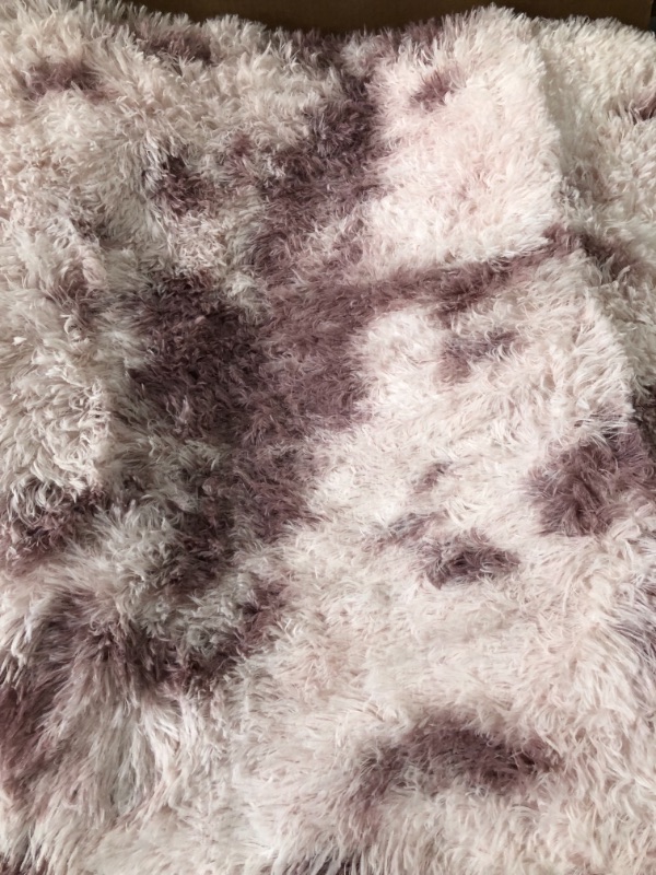 Photo 1 of  Fur Rug, Faux Sheepskin Rug for Living Room, Fuzzy Rugs for Teen Girls Bedroom, Nursery, Luxury Room Decor, Pink Fur Rug, Rectangle. (unknown Brand)