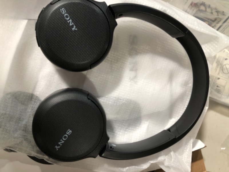 Photo 2 of Sony Wireless Headphones WH-CH510: Wireless Bluetooth On-Ear Headset with Mic for Phone-Call, Black