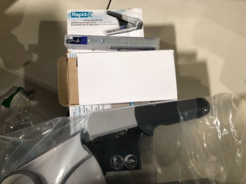 Photo 1 of Rapid 02892 Heavy-Duty Cartridge Stapler 80-Sheet Capacity Silver