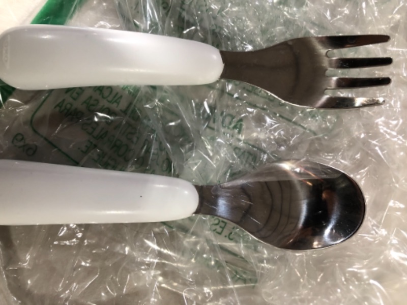 Photo 1 of  Set Toddler Utensils, Toddler Forks and Spoons, Stainless Steel Toddler Silverware Set, Designed for Self Feeding Flatware Set with Travel