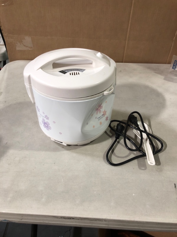Photo 2 of *** SEE NOTES **** TAYAMA Automatic Rice Cooker & Food Steamer 8 Cup, White (TRC-08RS)
