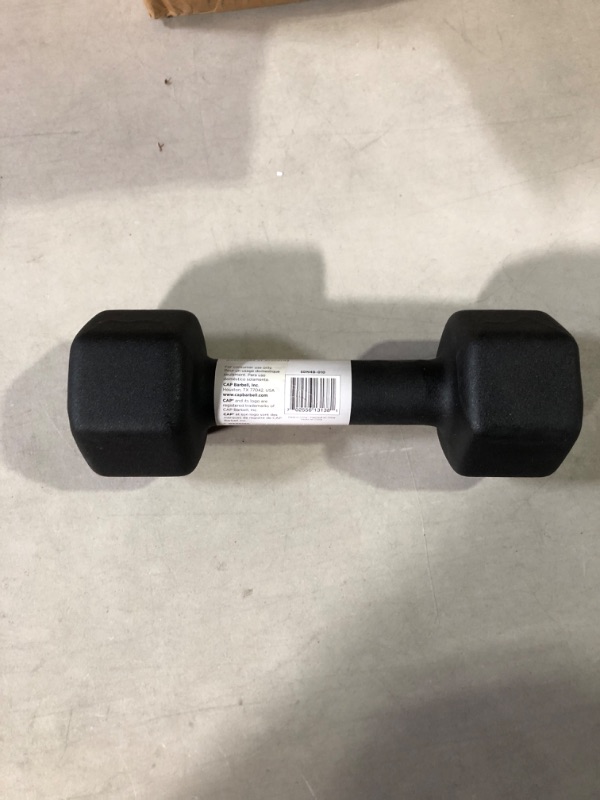 Photo 3 of **** SEE NOTES **** CAP Barbell Black Neoprene Coated Dumbbell Weights | Single Pair 10 LB, Single